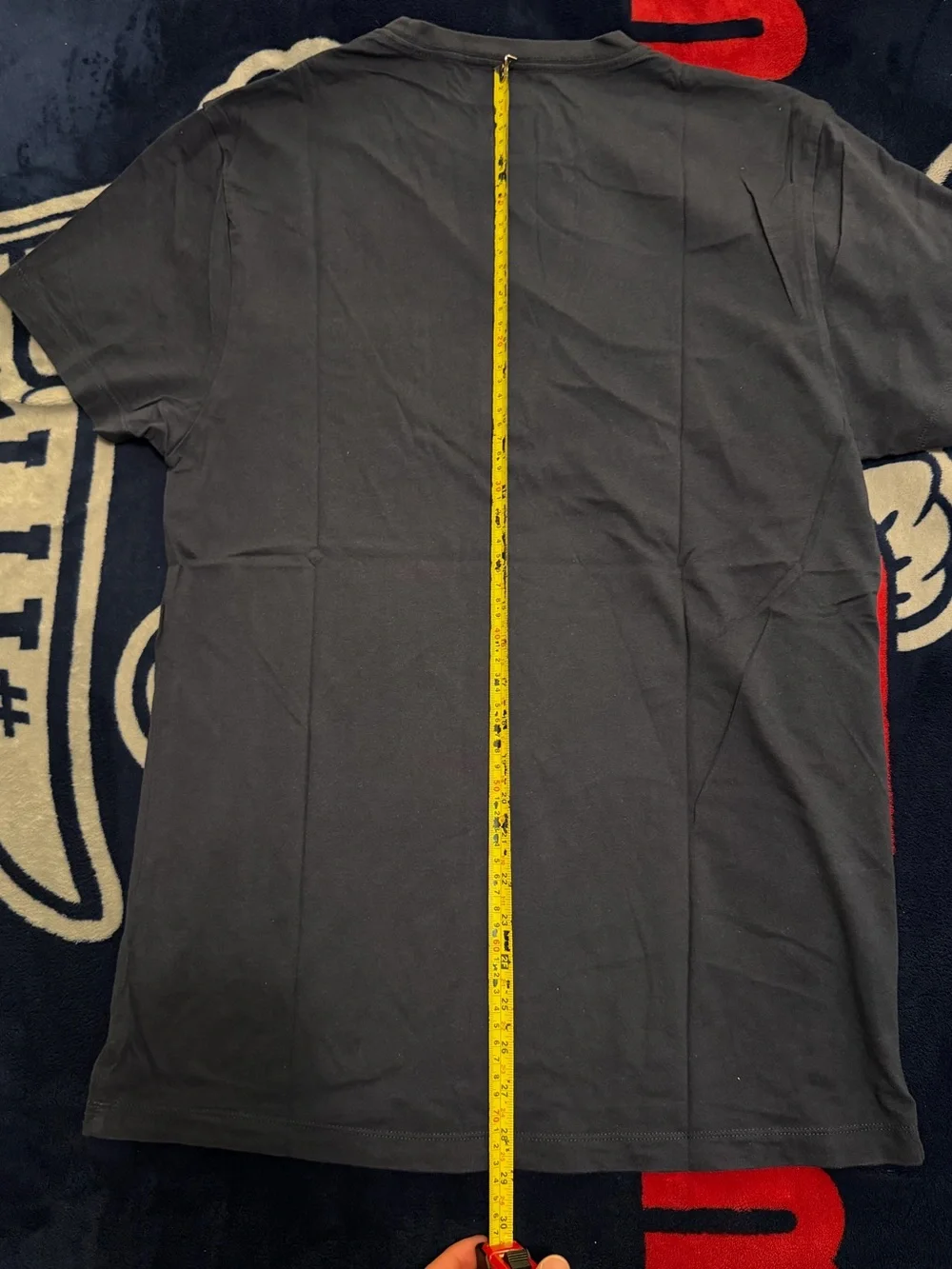 J. Crew Slim-Washed Pocket Crewneck T-Shirt Navy Blue Men’s Large L 100% Cotton